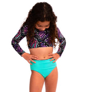 Girls Mini Long Sleeve Bikini-Set Abigail