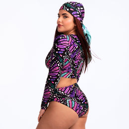 Ladies Abigail Long Sleeve Bikini Top