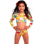 Girls Mini Long Sleeve Bikini-Set Abigail