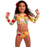 Girls Mini Long Sleeve Bikini-Set Abigail