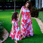 girls dress cover up luxury style resort style mommy and my  mother and Daugther matching