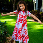 girls dress cover up luxury style resort style mommy and my  mother and Daugther matching