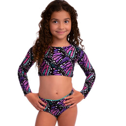 Girls Mini Long Sleeve Bikini-Set Abigail