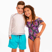 Girls Mini Ruffle One piece Bamboleo