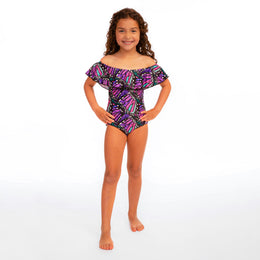 Girls Mini Ruffle One piece Bamboleo