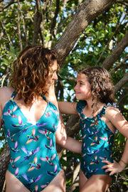 Girls Mini One-Piece Lucy – Sustainable Sun Protection with Style