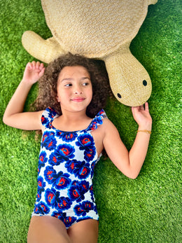 Girls Mini One-Piece Lucy – Sustainable Sun Protection with Style