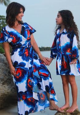 Serena Flow Maxi Wrap Dress