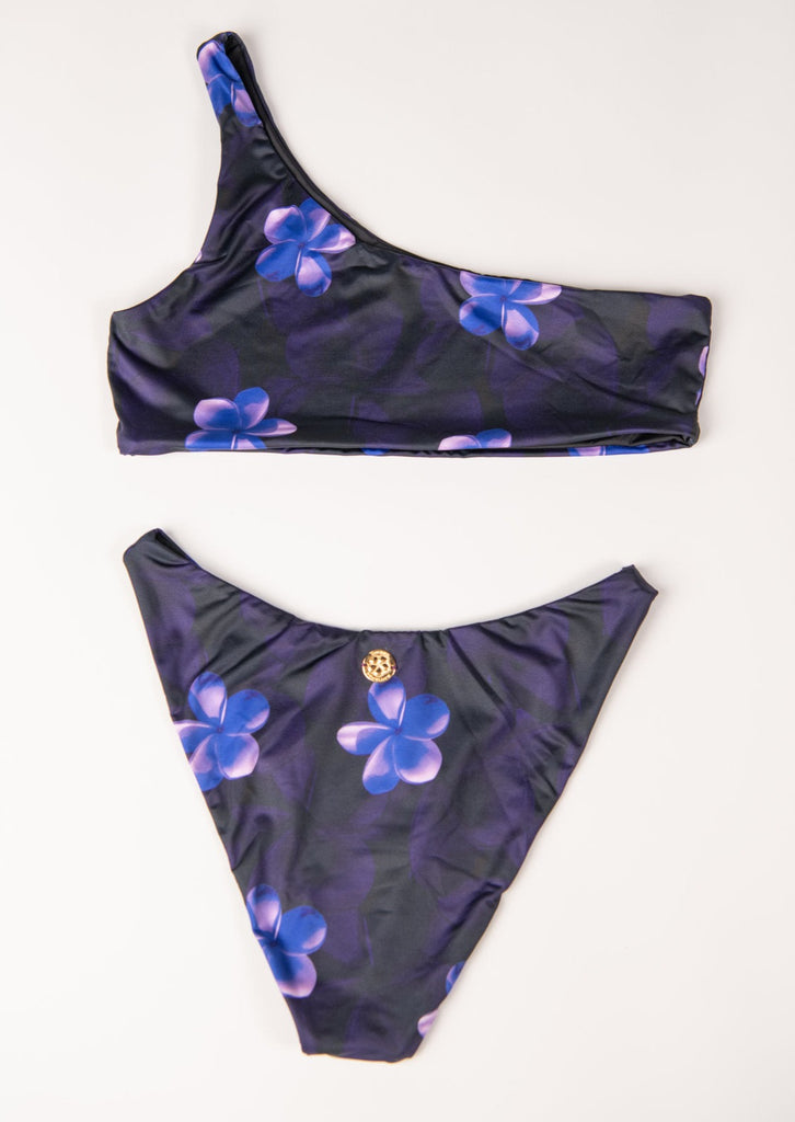 Ladies Cleo Bikini - Blooming Plumeria - Back