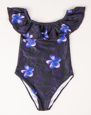 Mini Bamboleo One Piece - Blooming Plumeria - Front